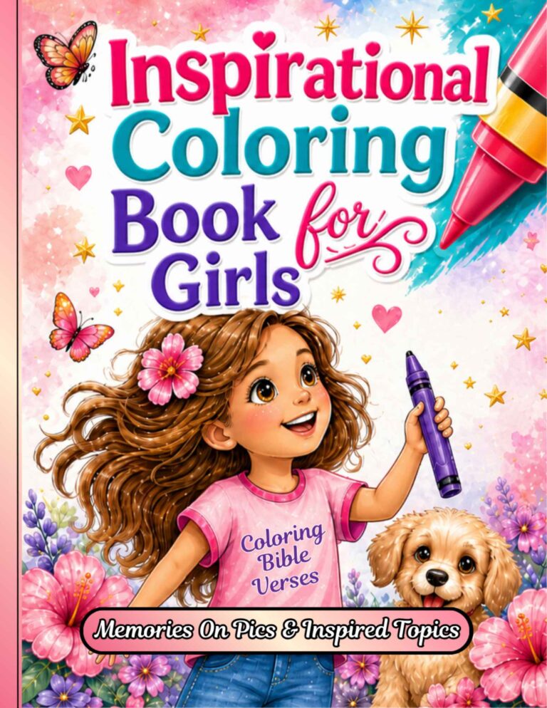 inspirational coloring book for girls